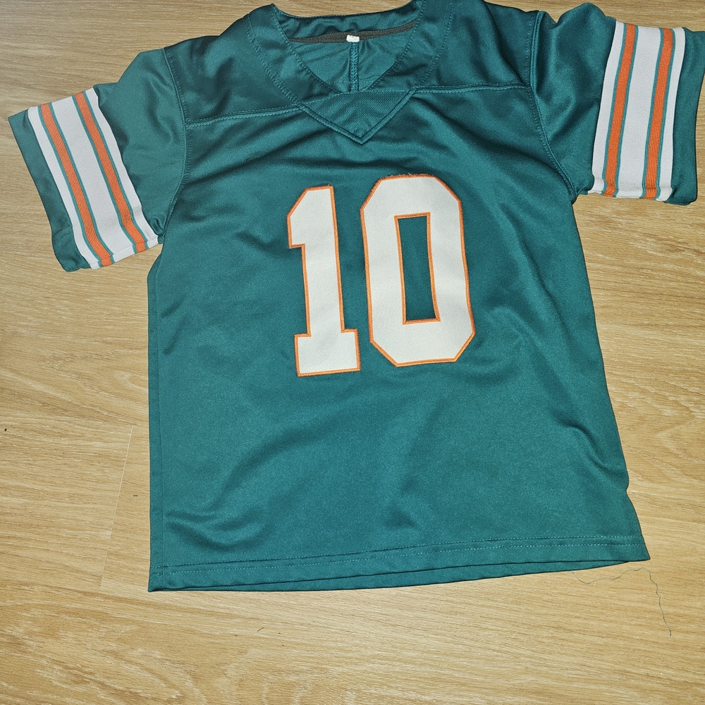 Kids Green Sports Jersey Shirt